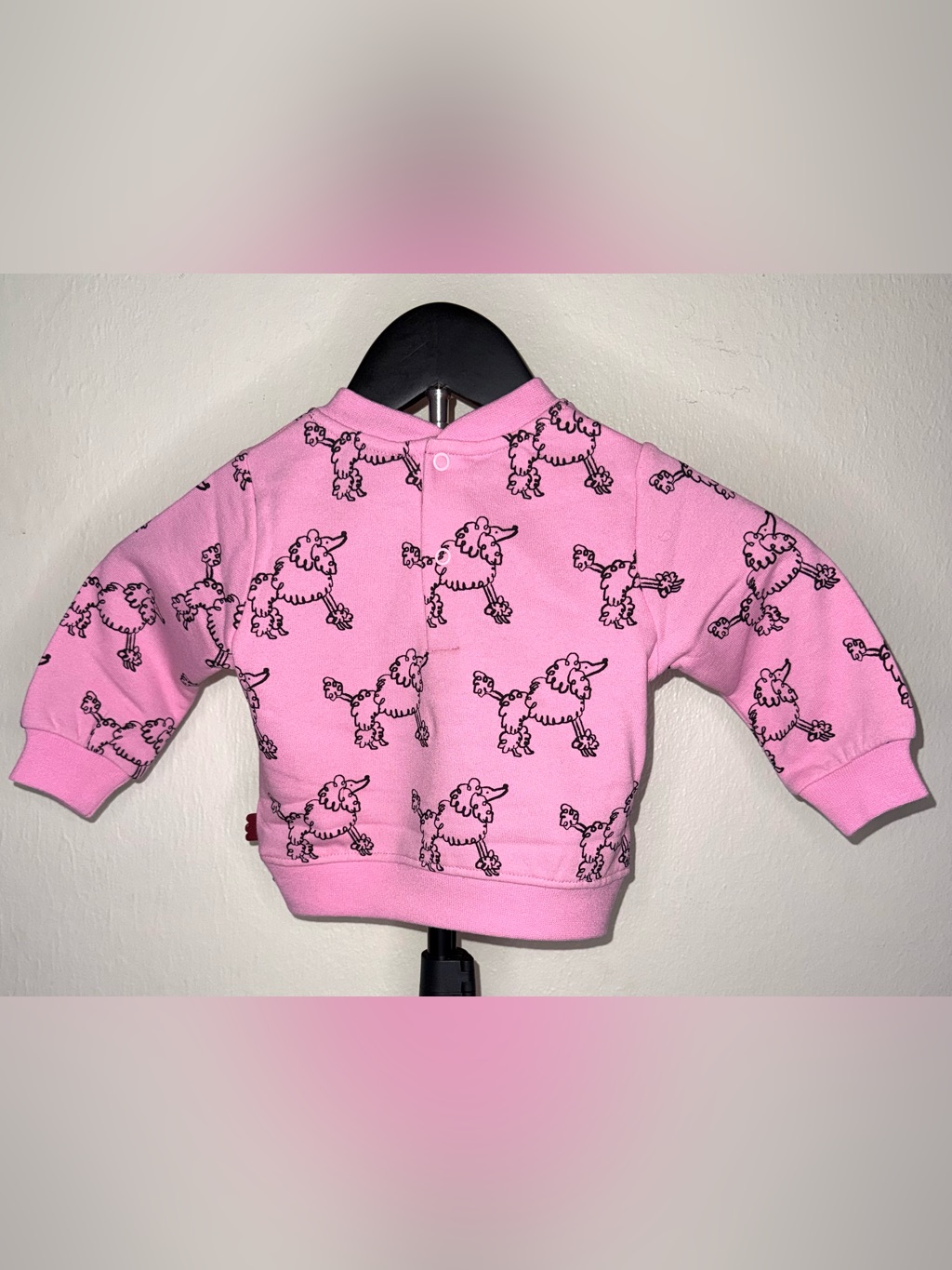 Mon Coeur Recycled Cotton Coco Baby Sweatshirt In Bonbon Pink, Sz 6-12 Mos Nwt — image 5 of 7
